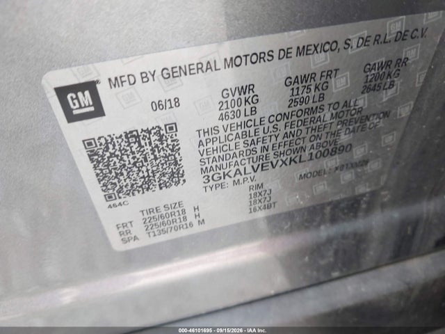 2019 GMC TERRAIN SLT 9