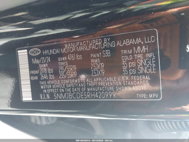 2024 HYUNDAI TUCSON SEL 9