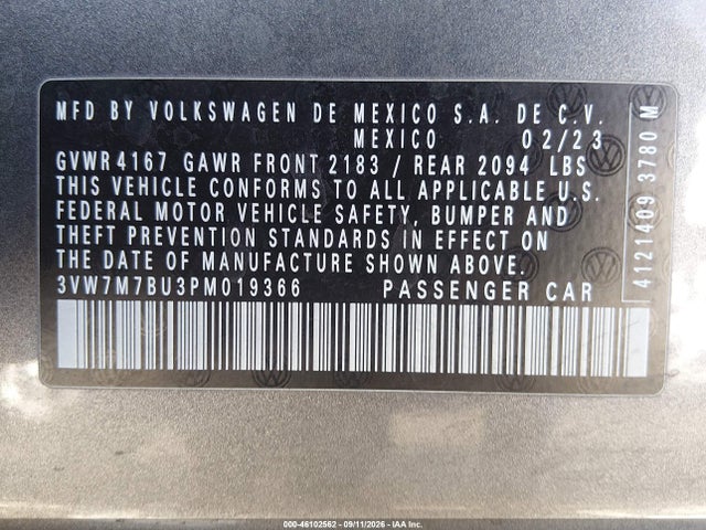2023 VOLKSWAGEN JETTA 1.5T SE 9