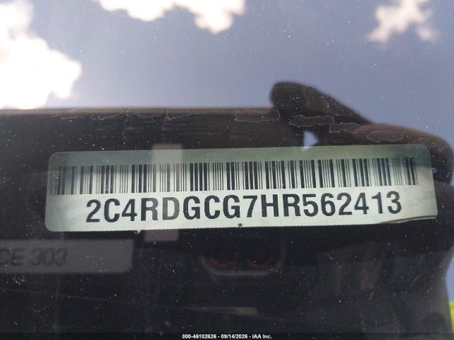 2017 DODGE GRAND CARAVAN SXT 9