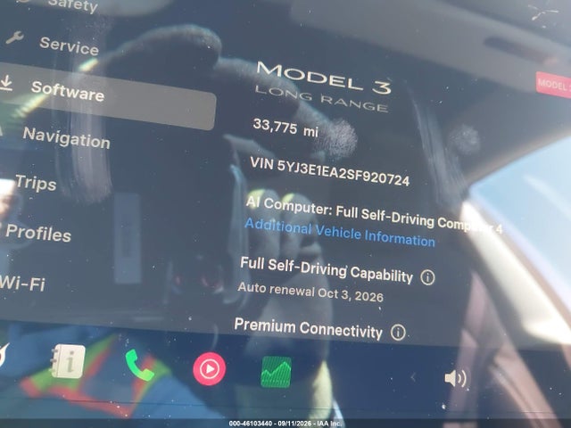 2025 TESLA MODEL 3 LONG RANGE REAR-WHEEL DRIVE/STANDARD REAR-WHEEL DRIVE 14