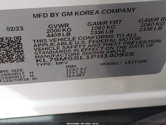 2023 CHEVROLET TRAILBLAZER AWD ACTIV 9