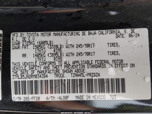 2024 TOYOTA TACOMA SR5 9