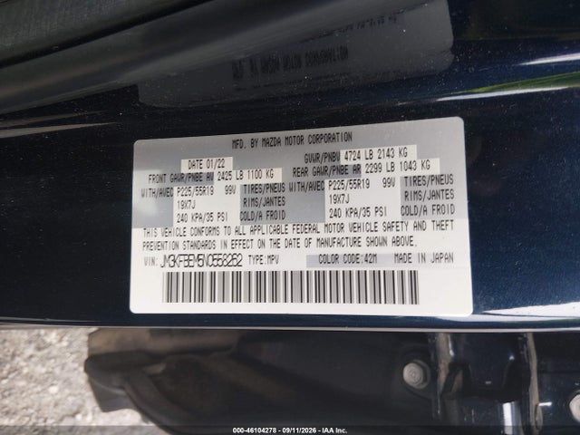 2022 MAZDA CX-5 2.5 S PREMIUM PLUS 9