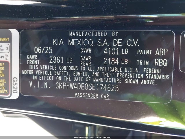 2025 KIA K4 GT-LINE 9
