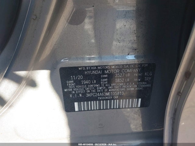 2021 HYUNDAI ACCENT SE 9