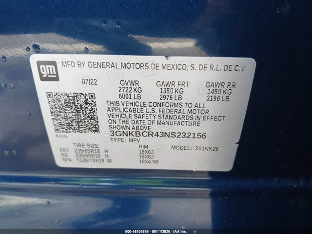 2022 CHEVROLET BLAZER FWD 2LT 9