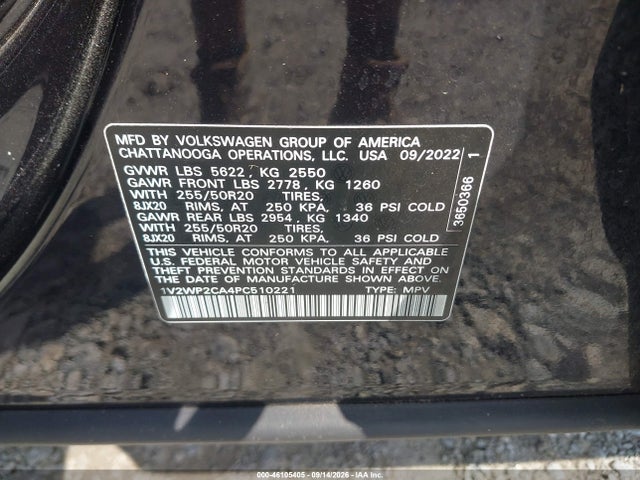 2023 VOLKSWAGEN ATLAS 2.0T SE W/TECHNOLOGY 9