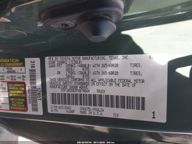 2023 TOYOTA TUNDRA LIMITED 9