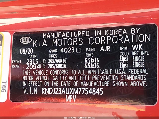 2021 KIA SOUL S — фото 9