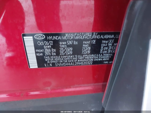 2023 HYUNDAI SANTA FE LIMITED 9