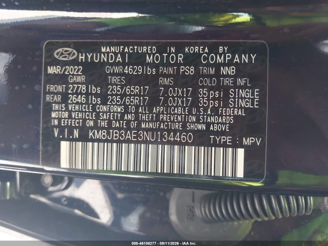 2022 HYUNDAI TUCSON SEL 9