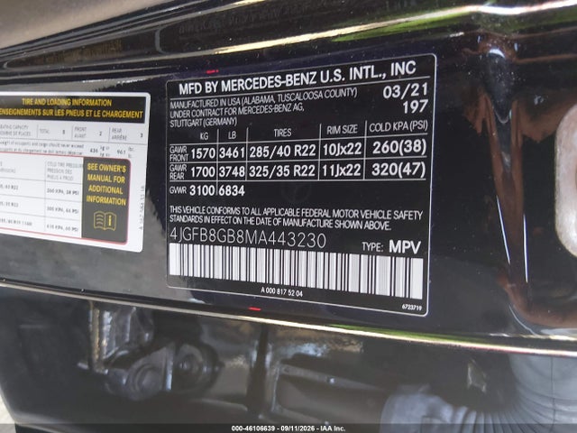 2021 MERCEDES-BENZ GLE 580 4MATIC 9