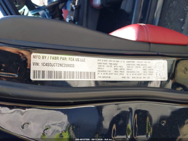 2022 DODGE DURANGO R/T PLUS 9