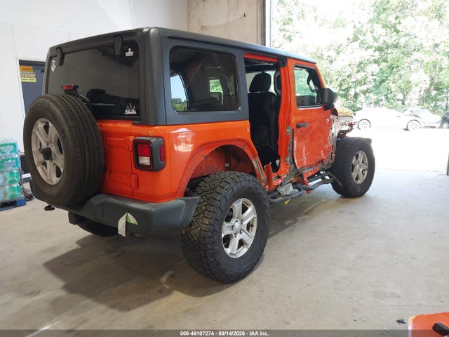 2019 JEEP WRANGLER UNLIMITED SPORT S 4X4 4