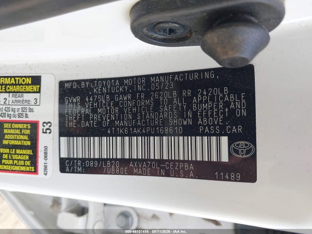 2023 TOYOTA CAMRY XSE 9