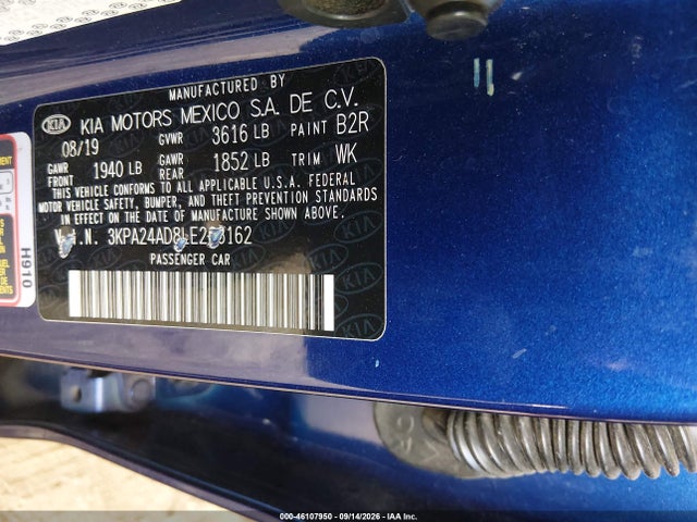 2020 KIA RIO S 9