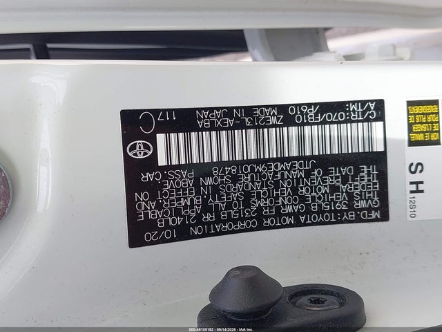 2021 TOYOTA COROLLA HYBRID LE 9
