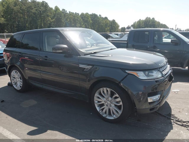2017 LAND ROVER RANGE ROVER SPORT 3.0L V6 TURBOCHARGED DIESEL HSE TD6