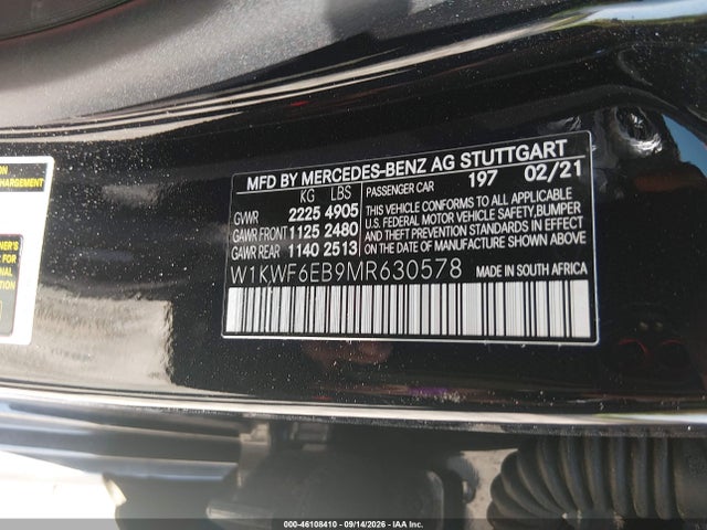 2021 MERCEDES-BENZ AMG C 43 4MATIC 9