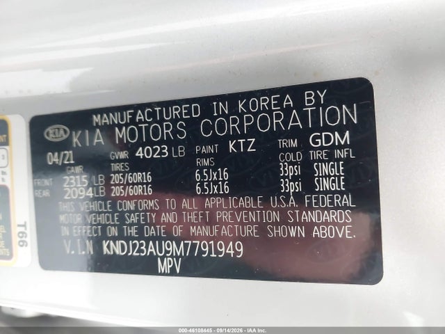 2021 KIA SOUL LX 9