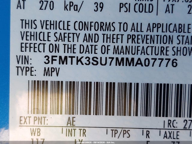 2021 FORD MUSTANG MACH-E PREMIUM 9
