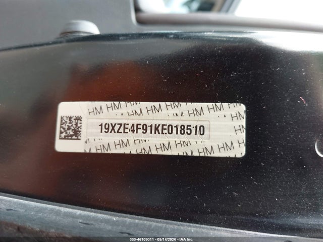 2019 HONDA INSIGHT TOURING 9