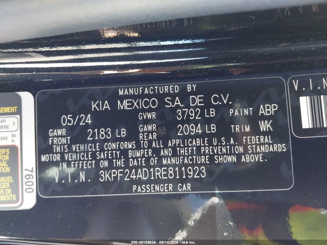 2024 KIA FORTE LX 9