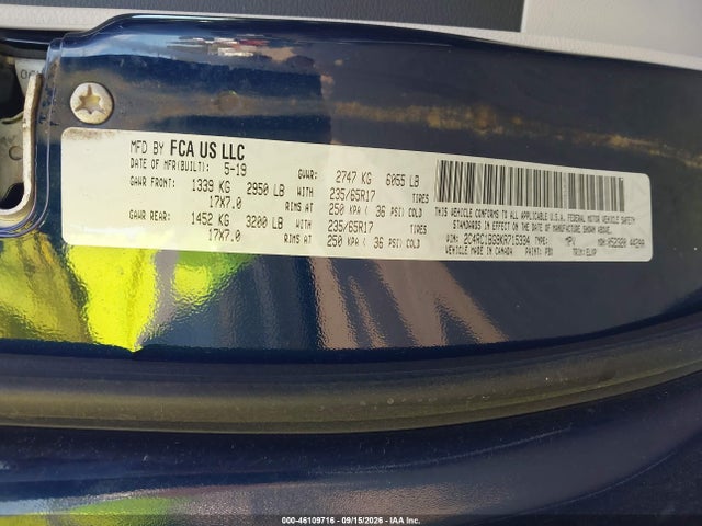 2019 CHRYSLER PACIFICA TOURING L 9