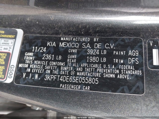 2025 KIA K4 LXS 9