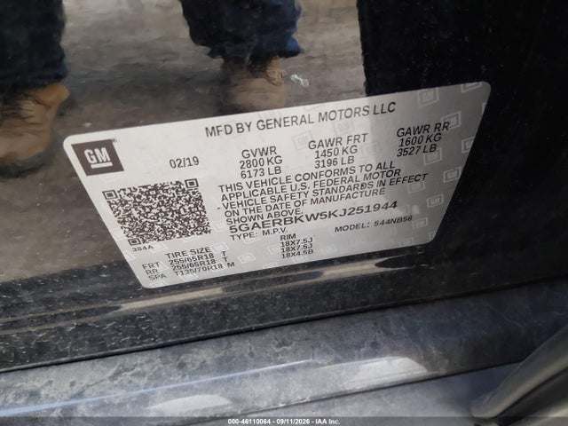 2019 BUICK ENCLAVE FWD ESSENCE 9