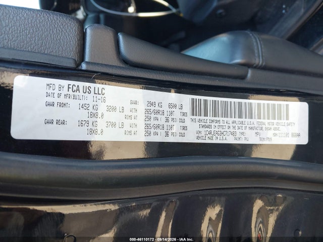 2017 JEEP GRAND CHEROKEE LAREDO 4X2 9