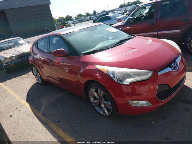 2012 HYUNDAI VELOSTER BASE W/RED/BLACK