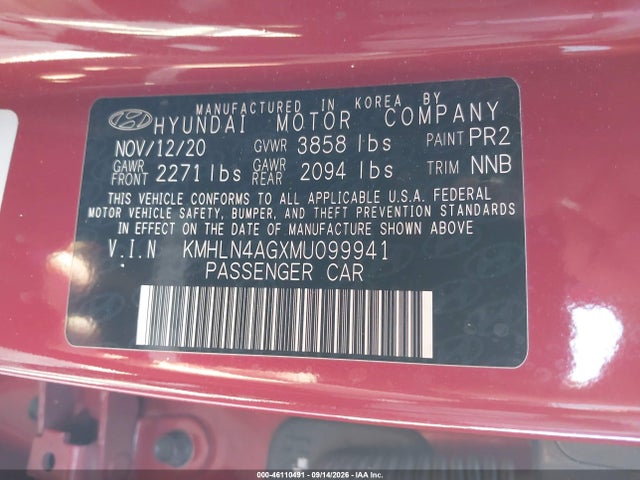 2021 HYUNDAI ELANTRA SEL 9