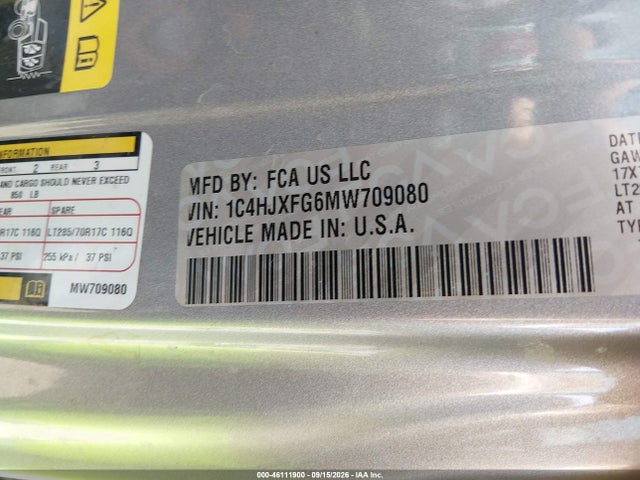 2021 JEEP WRANGLER UNLIMITED RUBICON 4X4 9