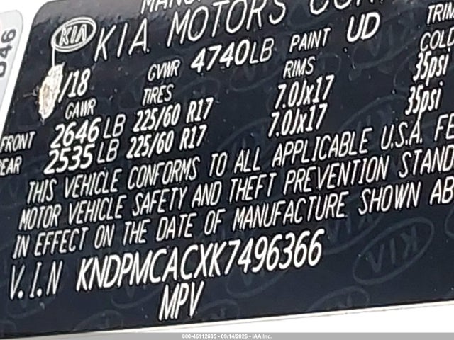 2019 KIA SPORTAGE LX 9