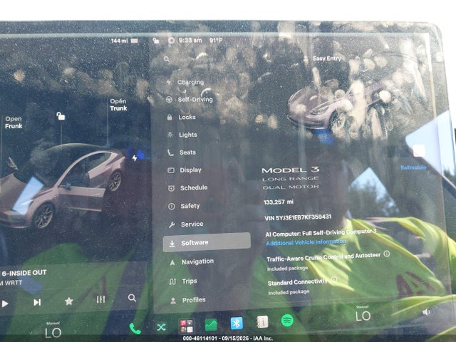 2019 TESLA MODEL 3 LONG RANGE/PERFORMANCE 7