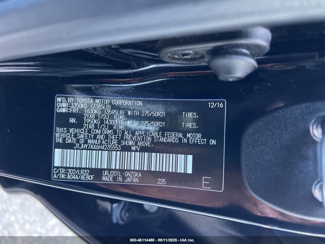 2017 LEXUS LX 570 9