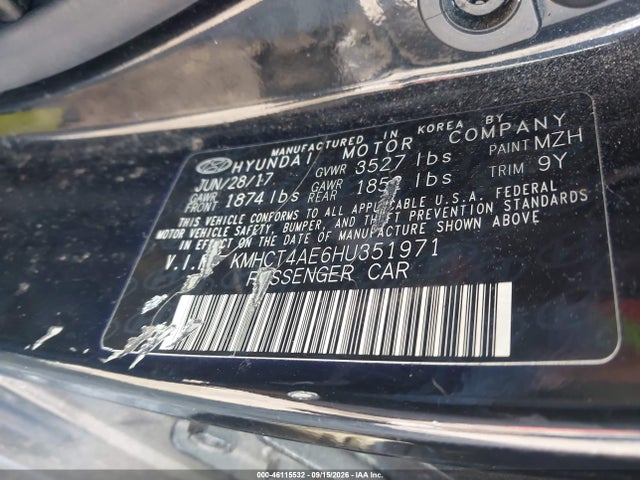 2017 HYUNDAI ACCENT SE 9