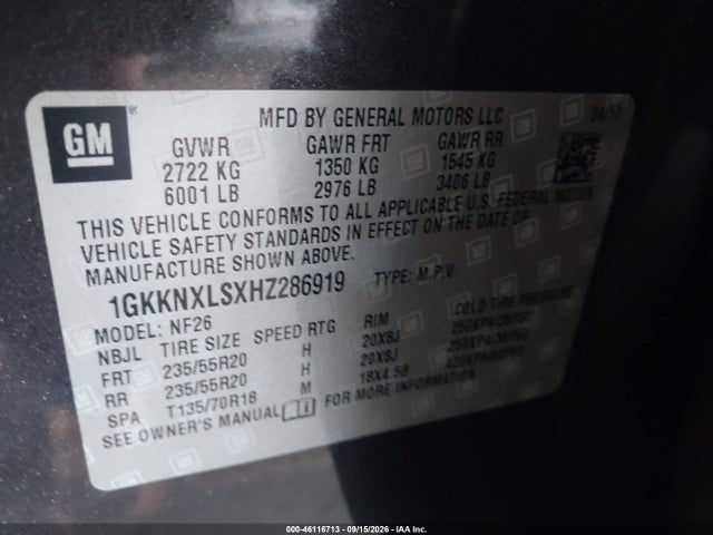 2017 GMC ACADIA DENALI 9