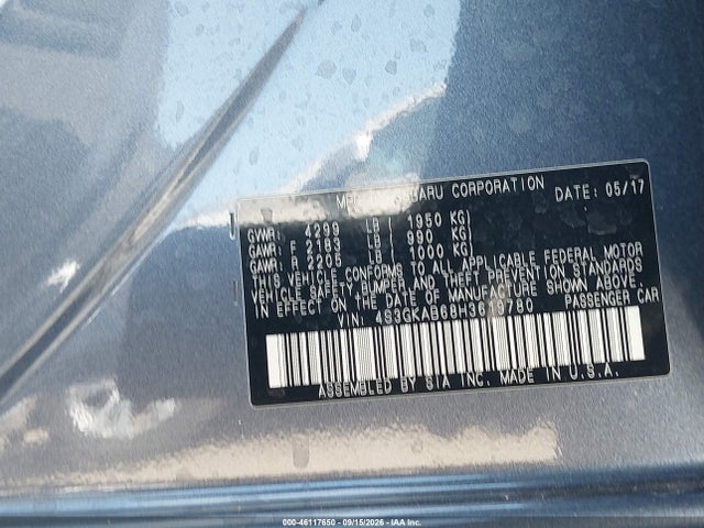 2017 SUBARU IMPREZA 2.0I PREMIUM 9