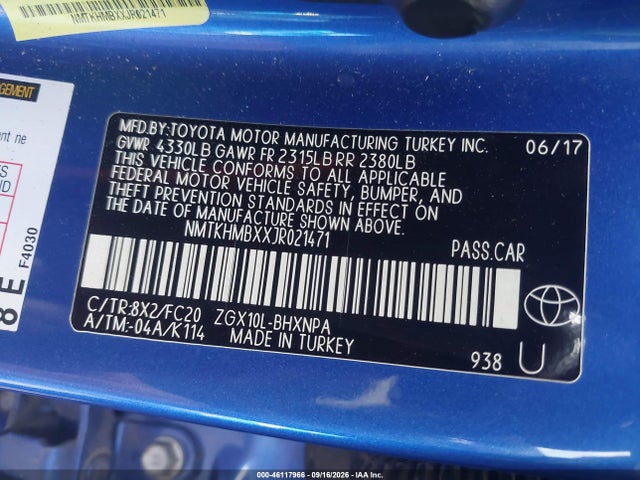 2018 TOYOTA C-HR XLE 9