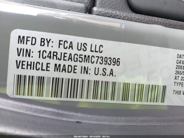 2021 JEEP GRAND CHEROKEE LAREDO X 4X2 9