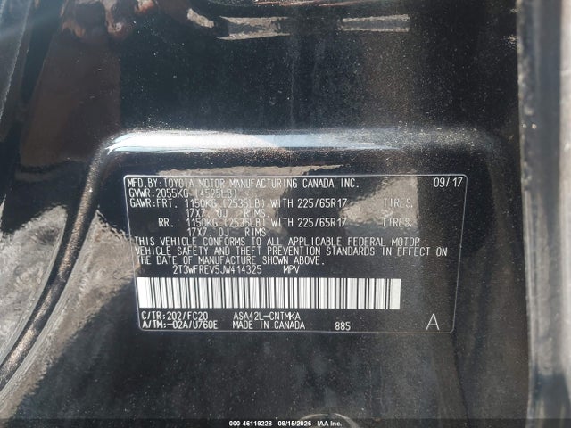 2018 TOYOTA RAV4 XLE 9