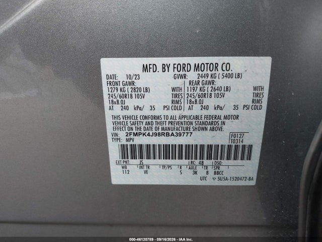 2024 FORD EDGE SEL 9