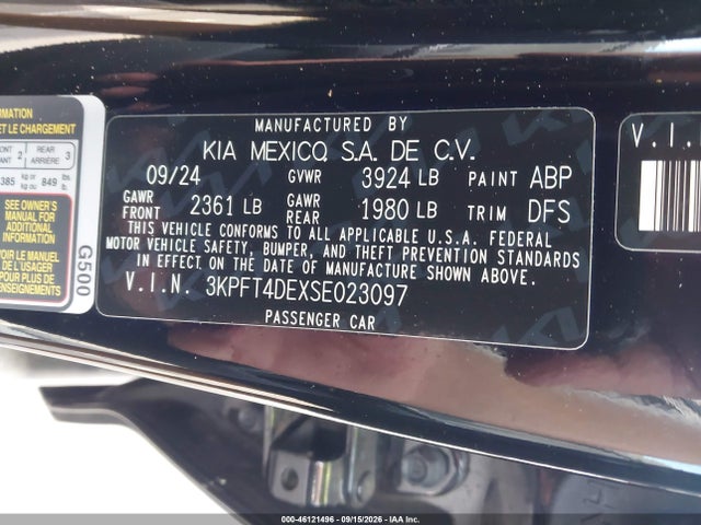 2025 KIA K4 LX/LXS 9
