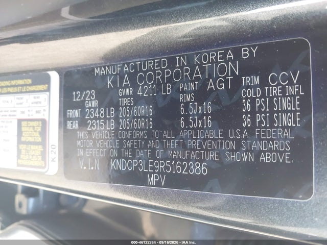 2024 KIA NIRO LX 9