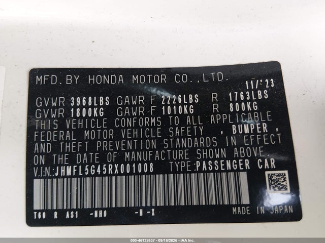 2024 HONDA CIVIC TYPE R 9