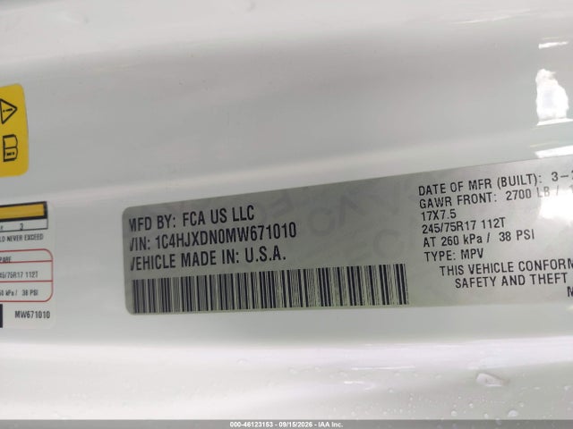 2021 JEEP WRANGLER UNLIMITED FREEDOM 4X4 9