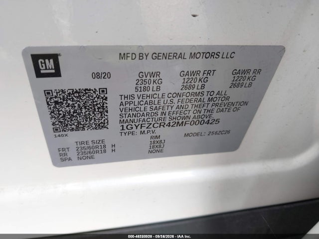 2021 CADILLAC XT4 FWD PREMIUM LUXURY 9